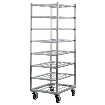 Univex New Age Mobile Universal Utility Transport Cart with Eight Shelves - NW1358