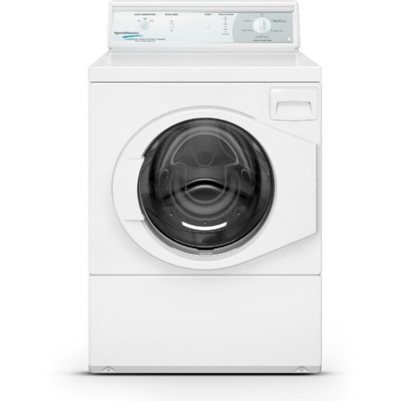 SPEED QUEEN LFN50RSP119TW01 27 Inch Commercial Washer 3.42 cu ft, 1200 RPM, Manual Control, Stainless Tub, ADA, Energy Star, Non-Residential - LFN50RSP119TW01
