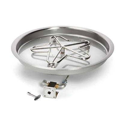 25″ Match Lit Fire Pit Kit - PENTA25MLFPK-FLEX-NG