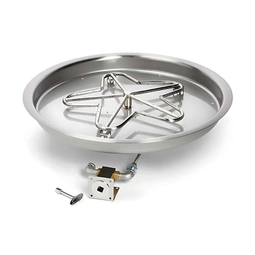 25″ Match Lit Fire Pit Kit - PENTA25MLFPK-FLEX-NG
