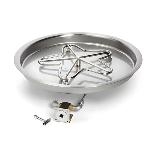 31″ Match Lit Fire Pit Kit - PENTA31MLFPK-FLEX-NG