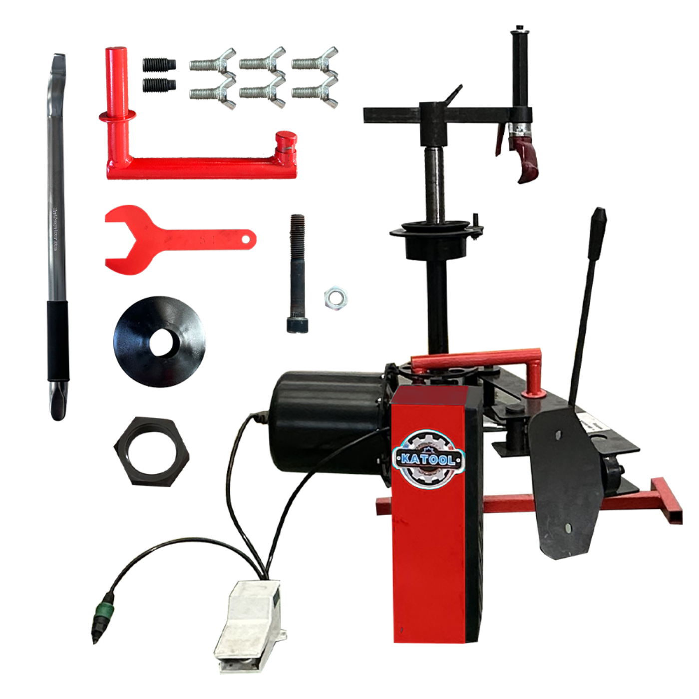 Katool  Motooltech KT Mini Tire Changer Machine 10-21 Inch for Road Rescue - 1030P