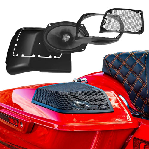 Diamond Audio 2014-2023 Harley Davidson Cut In Lid Kit with MS692CX2 (2Ω) Speakers - MSMS692LK