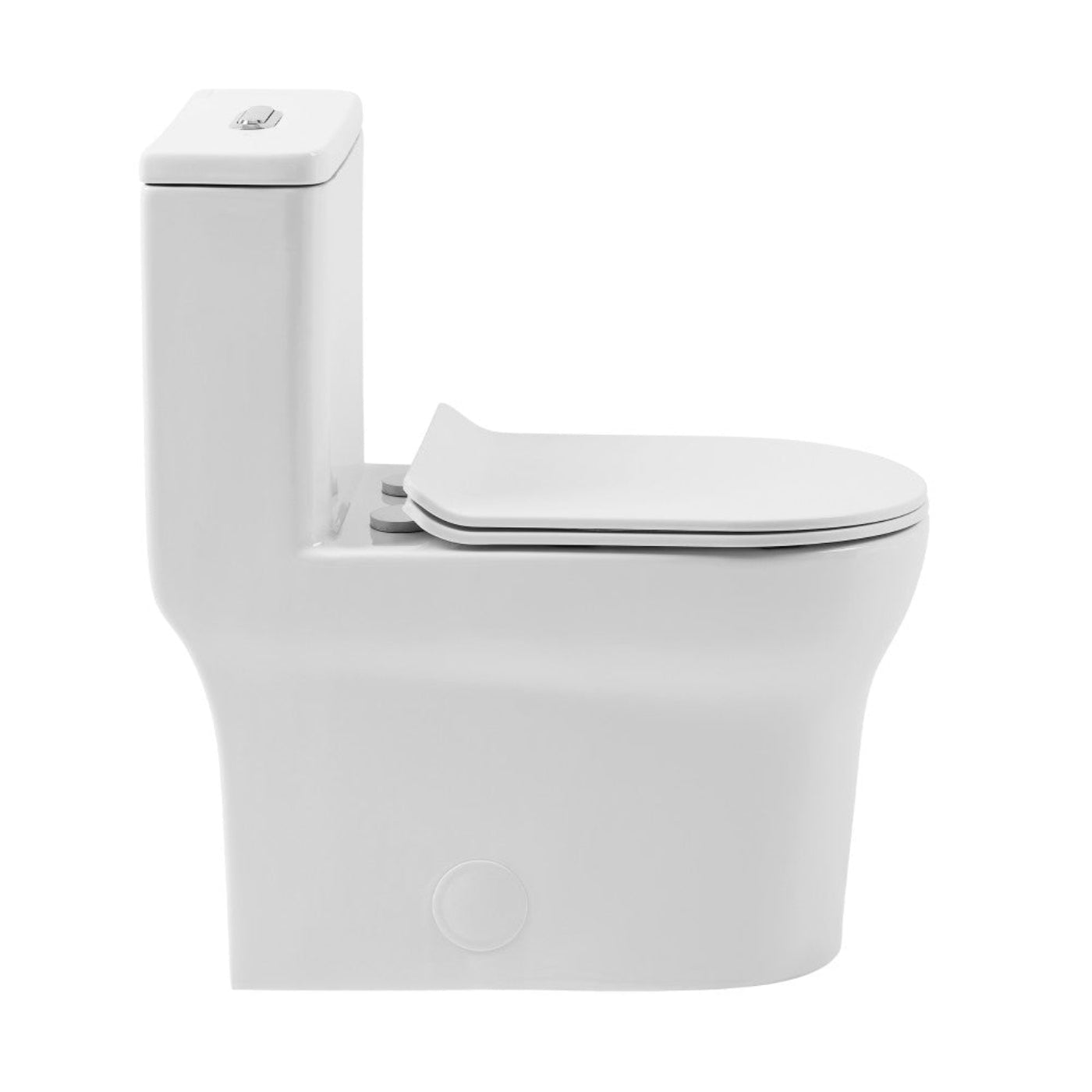 Swiss Madison Burdon One Piece Square Toilet Dual Flush 1.1/1.6 gpf (6-Pack) - SM-1T111-6