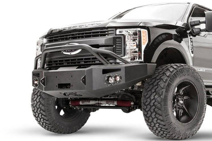 Fab Fours FS17-A4152-1 Ford F250/F350 Superduty 2017-2022 Premium Front Bumper Winch Ready with Pre-Runner Guard