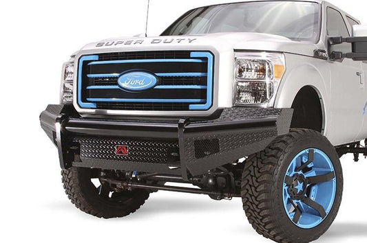 Fab Fours FS11-S2561-1 Ford F250/F350 Superduty 2011-2016 Black Steel Front Bumper No Guard