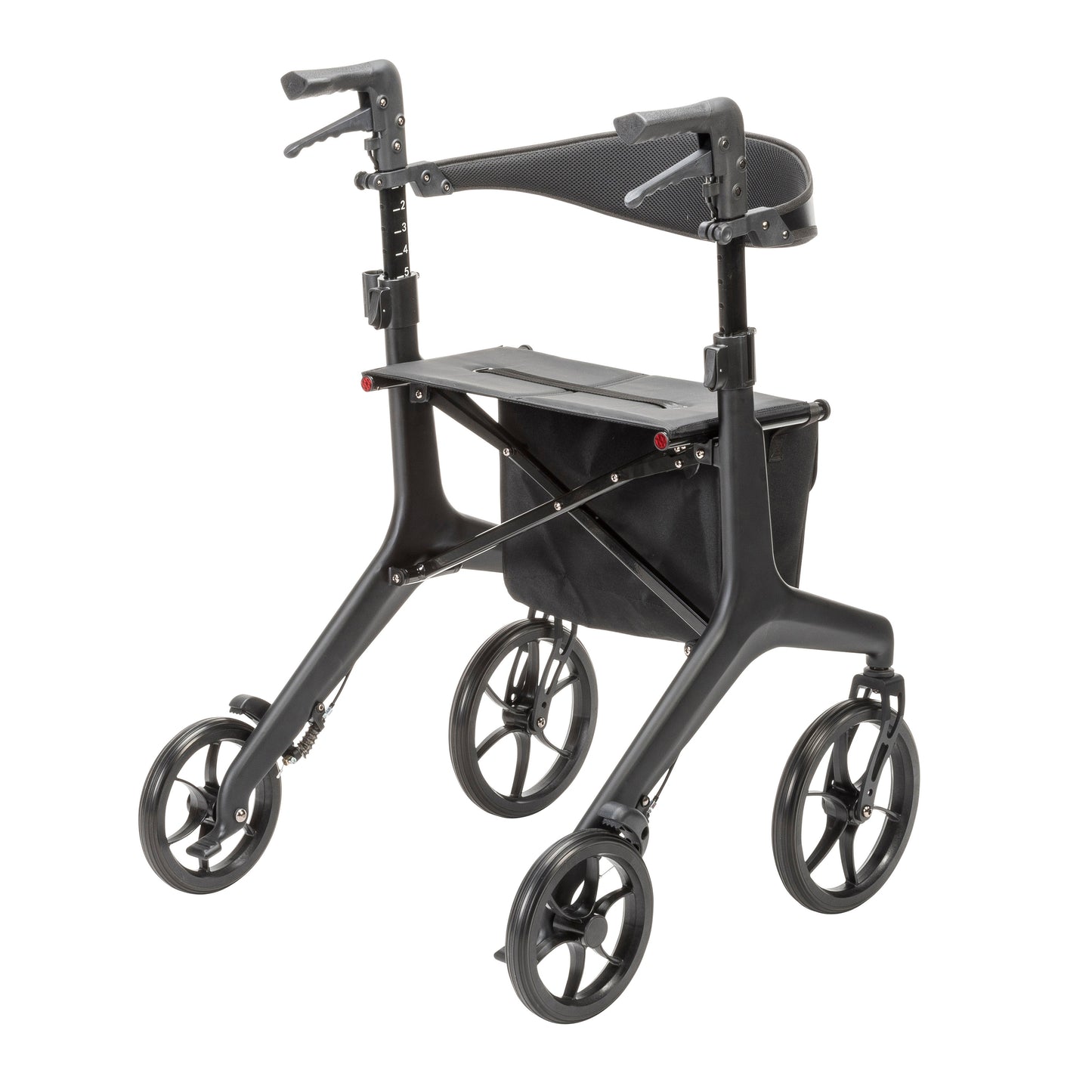 Drive Medical AeroCarbon Ultra-Lite Rollator Weighs 11.5 lbs - DMM-10278BK