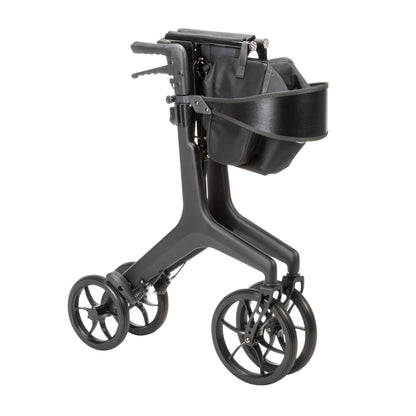 Drive Medical AeroCarbon Ultra-Lite Rollator Weighs 11.5 lbs - DMM-10278BK