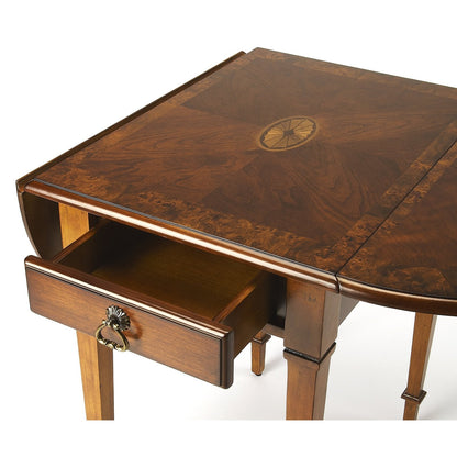 Butler Specialty Company Glenview Pembroke Side Table, Medium Brown  - 1576101