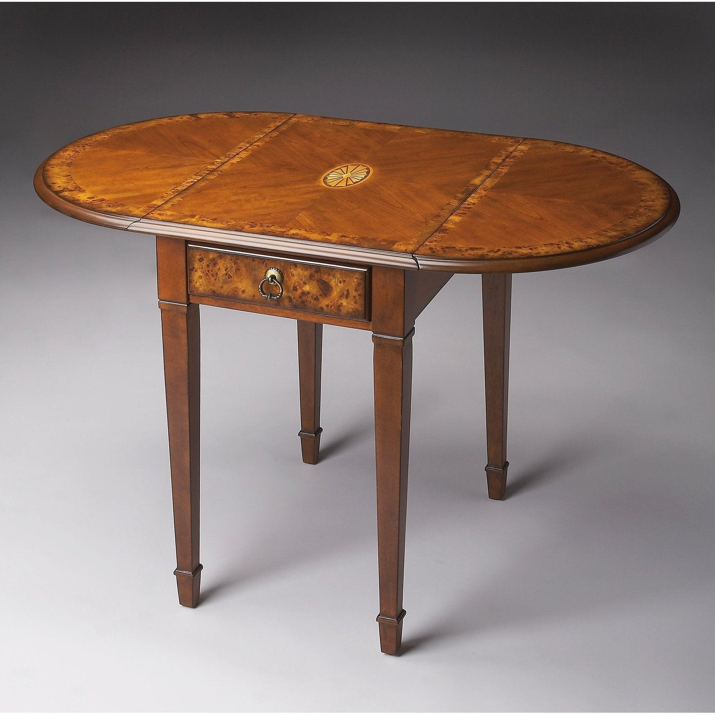 Butler Specialty Company Glenview Pembroke Side Table, Medium Brown  - 1576101