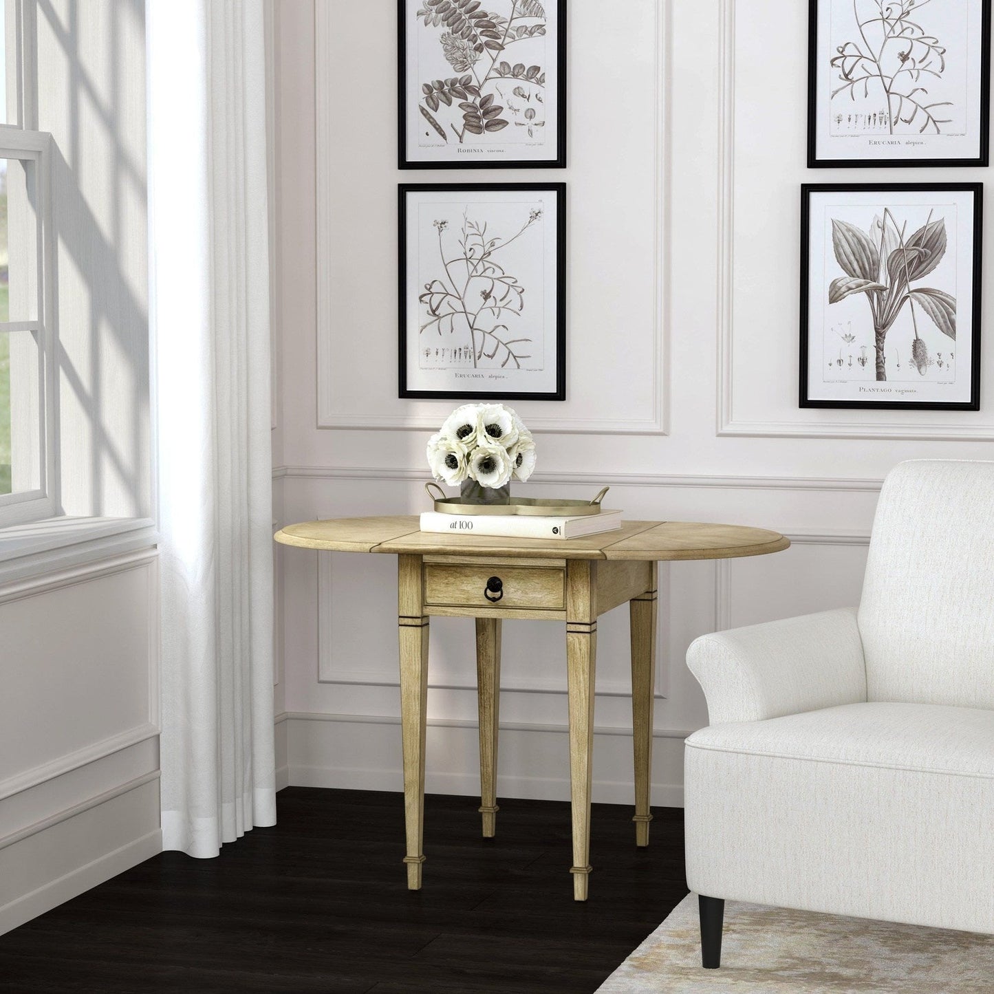 Butler Specialty Company Glenview Pembroke Side Table, Beige -  1576424