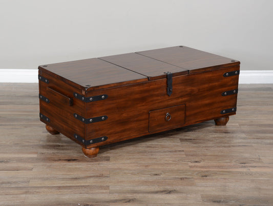Sunny Designs Santa Fe - Trunk Coffee Table - Dark Chocolate - 3166DC2-C