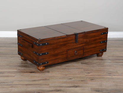Sunny Designs Santa Fe - Trunk Coffee Table - Dark Chocolate - 3166DC2-C
