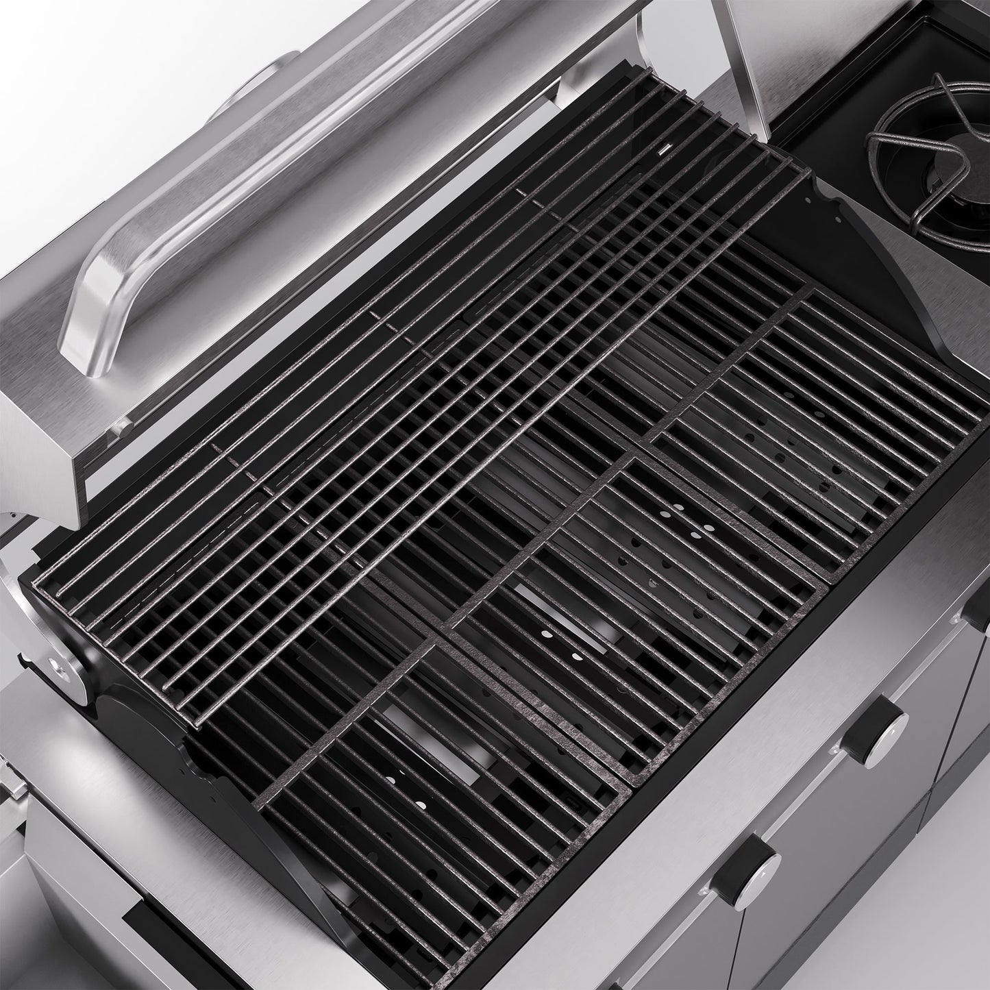 TYTUS Fresno 5-Burner LP/NG Convertible Grill in Stainless Steel + Shadow Stone - TDT-021-0702