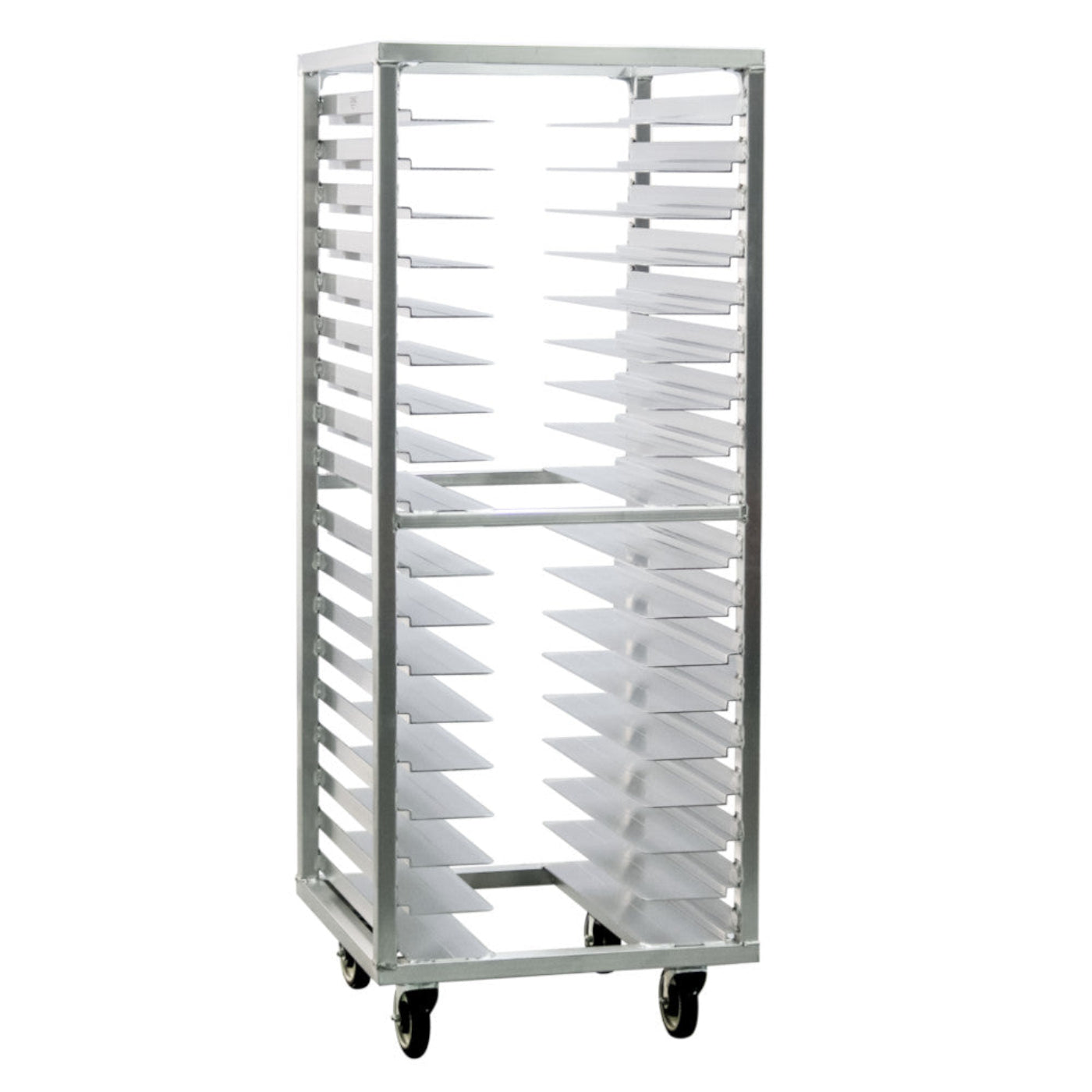 Univex  New Age Mobile Universal Pan Rack with 18-Pair Stepped Angle Runners - NW1637