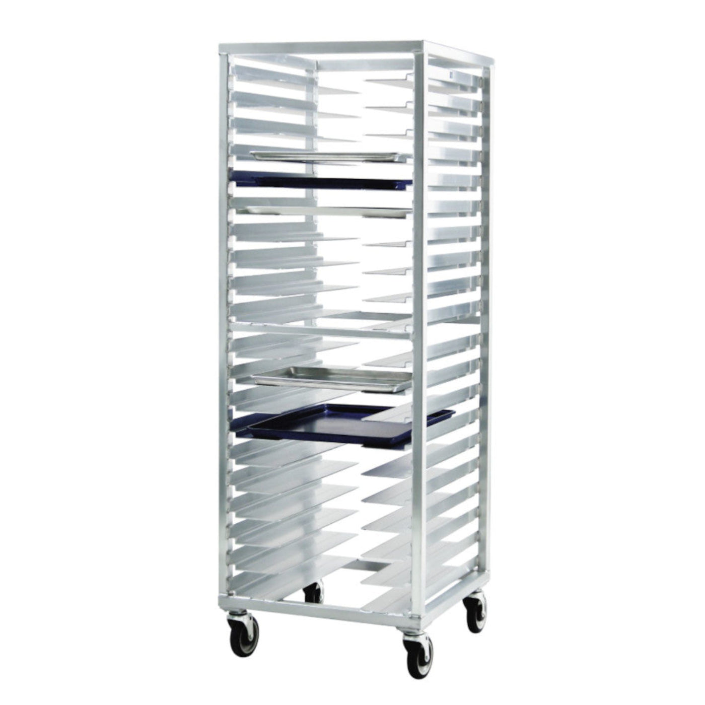 Univex  New Age 1642 Mobile Universal Pan Rack with 20-Pair Stepped Angle Runners - NW1642