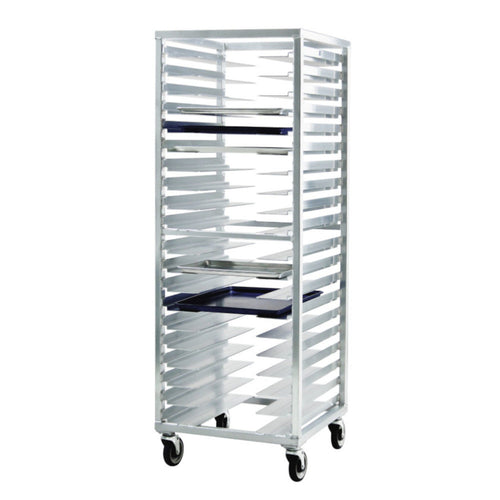 Univex  New Age 1642 Mobile Universal Pan Rack with 20-Pair Stepped Angle Runners - NW1642