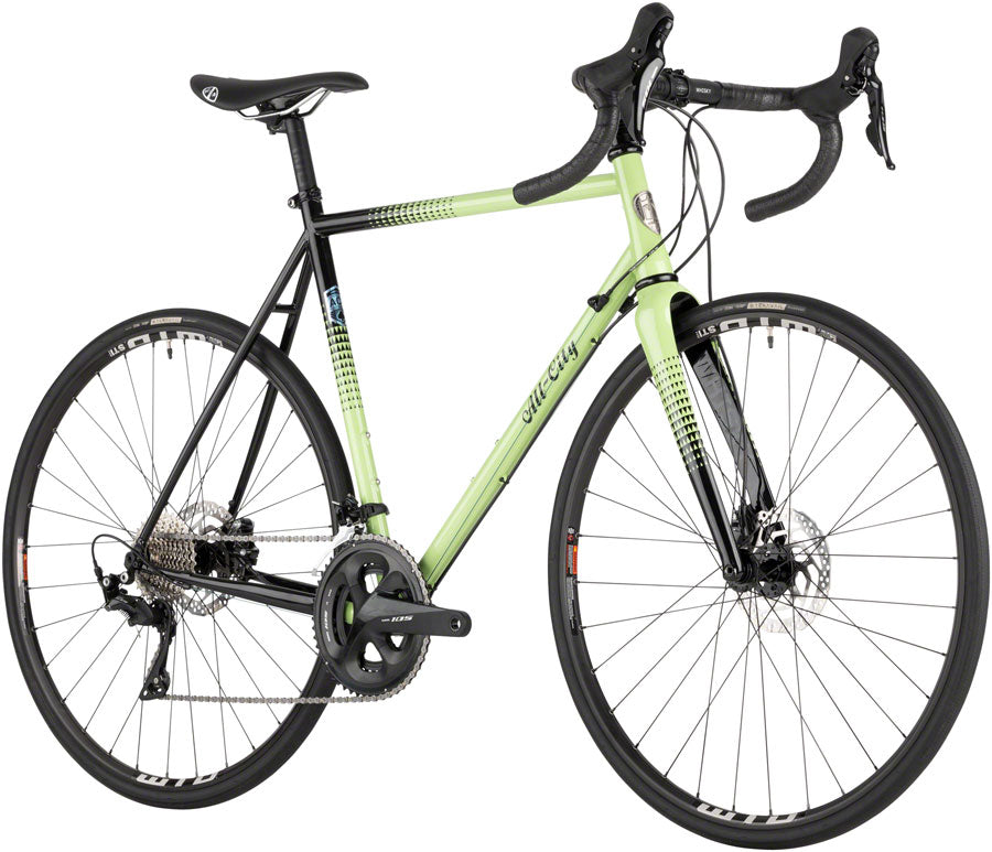 NEW All-City Zig Zag 105 - Honeydew Bling Road Bike
