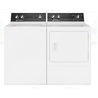 Speed Queen TR5006WN 26 Inch Top Load Washer & Speed Queen DR5004WE 27 Inch Electric Dryer - Speed Queen-TR5003WN-DR5004WE