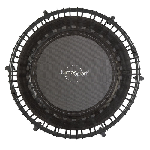 Disc-O-Bed JumpSport 350f Indoor Lightweight 39-Inch Folding Fitness Trampoline, Black - 168414