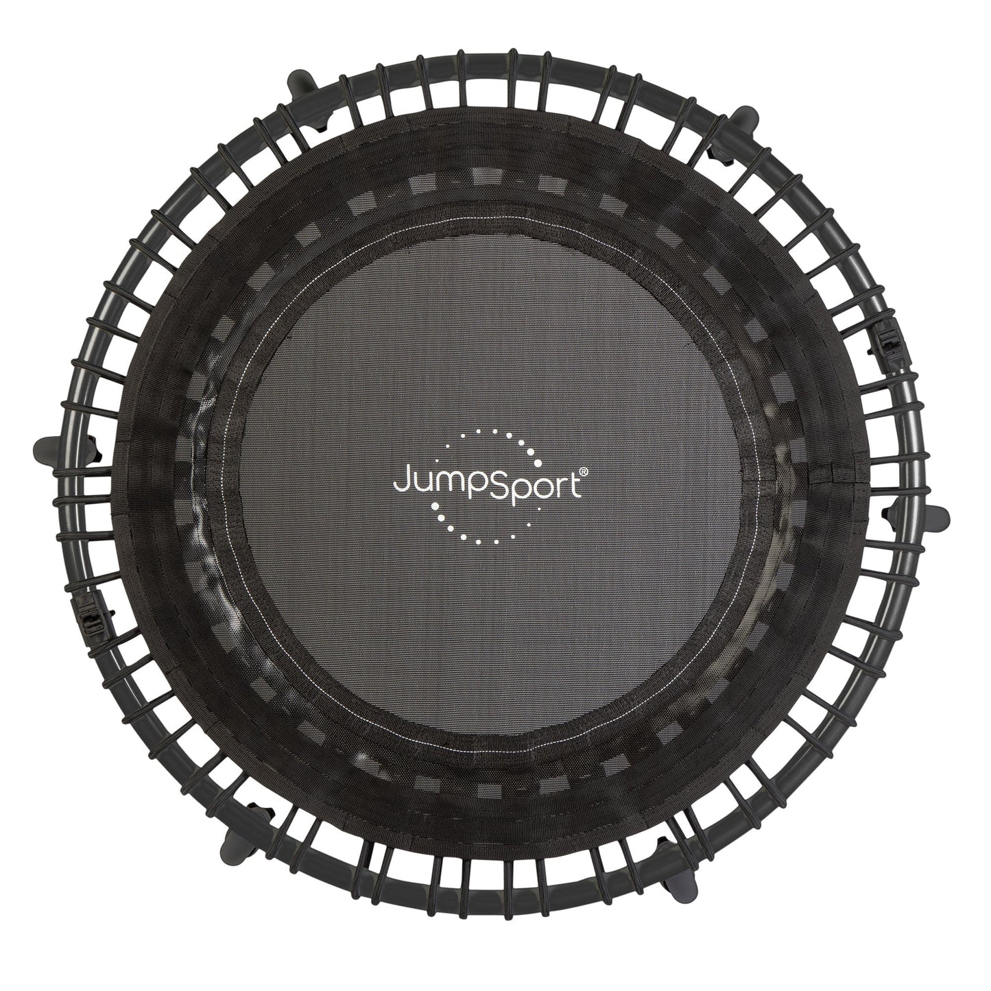 Disc-O-Bed JumpSport 350f Indoor Lightweight 39-Inch Folding Fitness Trampoline, Black - 168414