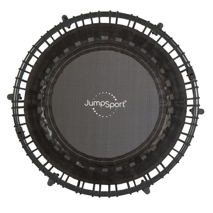 Disc-O-Bed JumpSport 350f Indoor Lightweight 39-Inch Folding Fitness Trampoline, Black - 168414