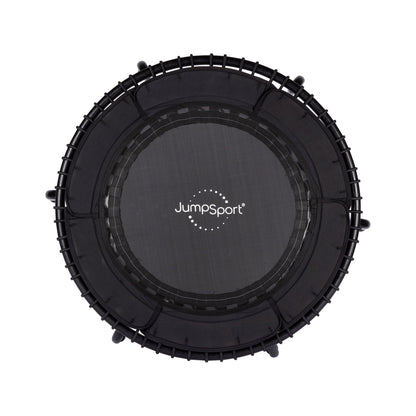 Disc-O-Bed JumpSport 370 Home Gym 39" Heavy Duty Fitness Trampoline with 4-In-1 DVD, Black - 168416