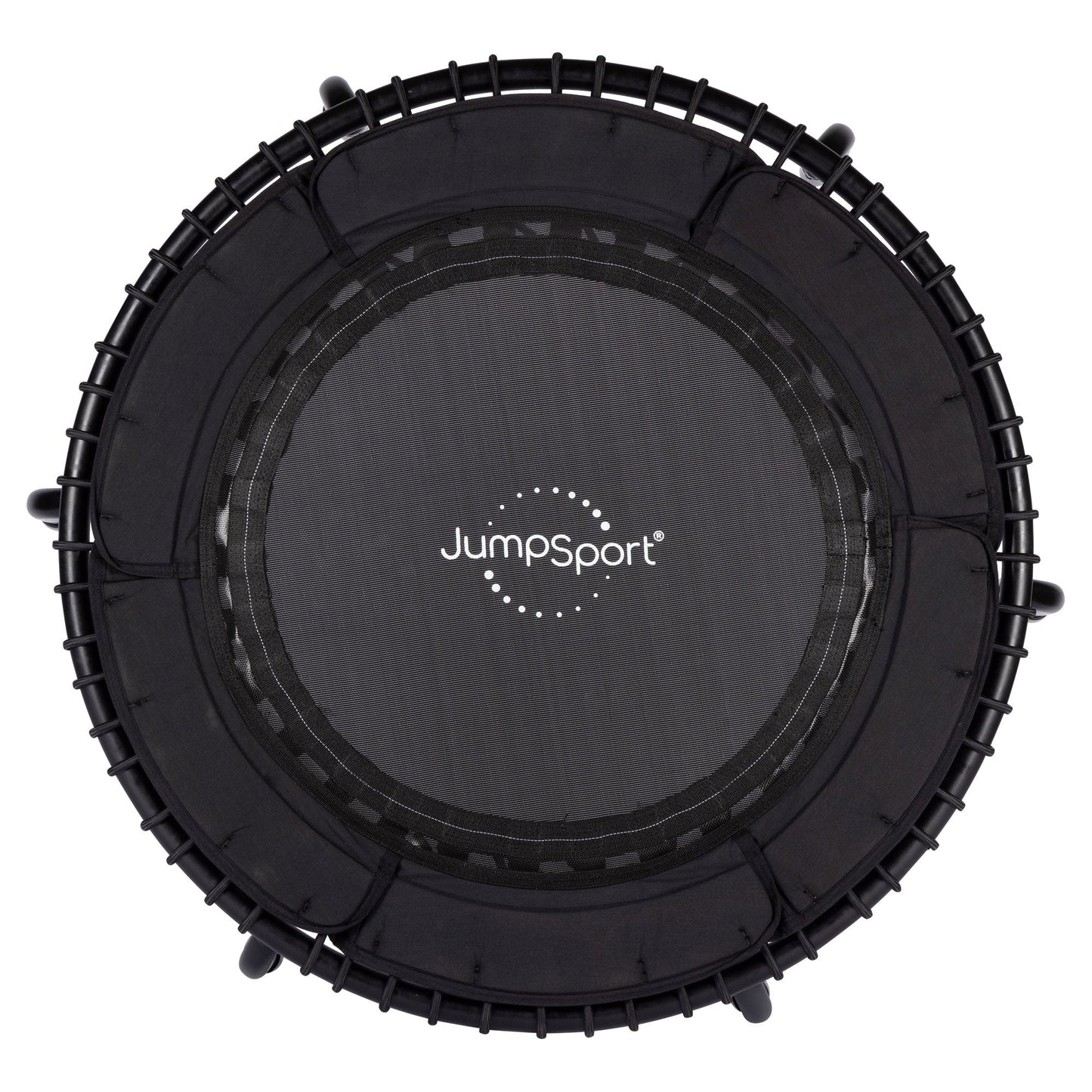 Disc-O-Bed JumpSport 370 PRO Indoor Heavy Duty Lightweight 39 In Fitness Trampoline, Black - 168418