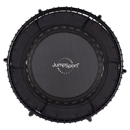 Disc-O-Bed JumpSport 370 PRO Indoor Heavy Duty Lightweight 39 In Fitness Trampoline, Black - 168418