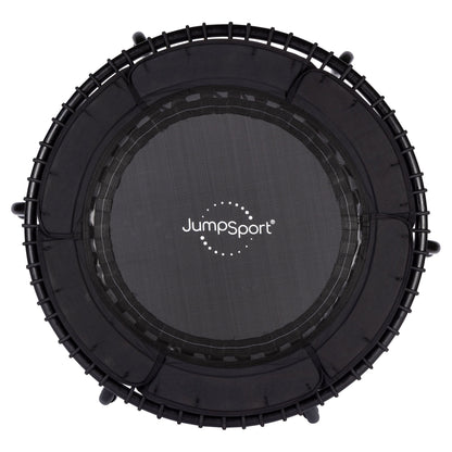 Disc-O-Bed JumpSport 370 PRO Indoor Heavy Duty Lightweight 39 In Fitness Trampoline, Black - 168418