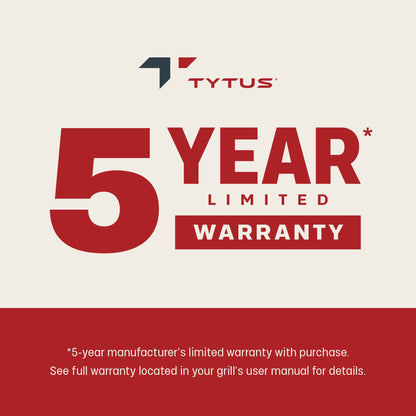 TYTUS Fresno 5-Burner LP/NG Convertible Grill in Gunmetal Gray - TDT-021-0101