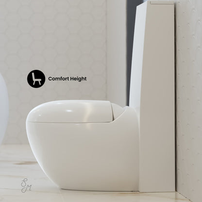 Swiss Madison Plaisir One-Piece Elongated Toilet Dual-Flush 1.1/1.6 gpf - SM-1T660
