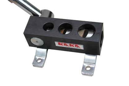 KAKA Industrial RA-2 Manual Pipe Notcher, 3/4”, 1”, 1-1/4” (Inside diameter) Notcher Capacity, Light Weight, 90 Degree High Precision Steel Tube Notcher, Steel Tube and Pipe Notcher - 176204