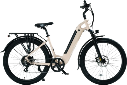 Samson Revi Bikes Oasis E-Bike Lithium Ion 48V 15AH 750W 55 Mile Range 25 MPH New - OASIS-VANILLA