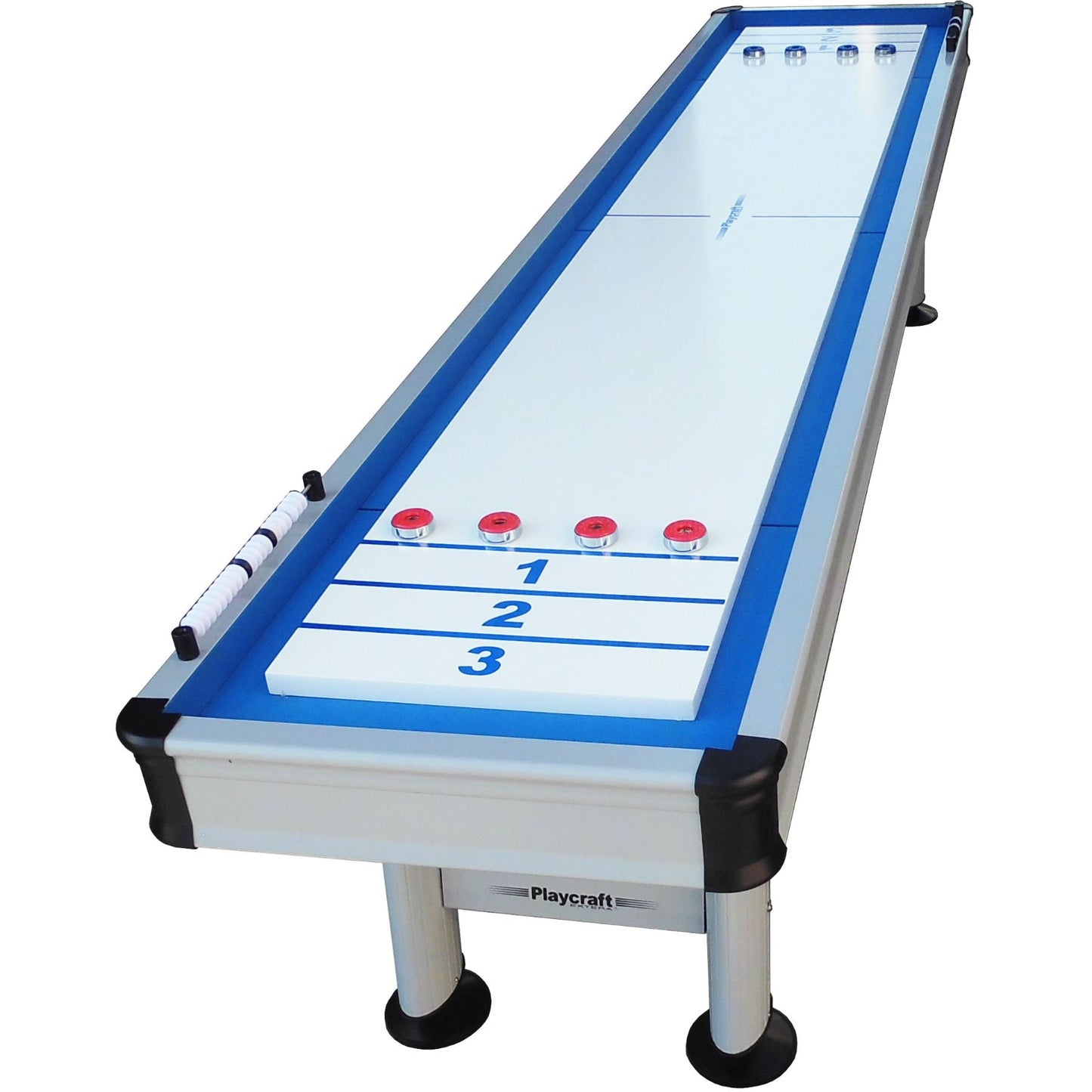 Playcraft Extera Outdoor Shuffleboard Table with Accessories - SHEXEB09W