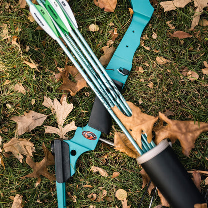 Genesis Archery Original Right Hand Compound Bow Kit w/Arrows & Quiver (5 Pack) - 323587
