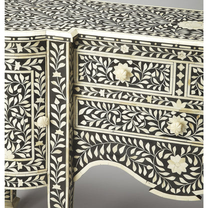 Butler Specialty Company Victoria Bone Inlay 57.25""W Buffet, Black  - 1843070