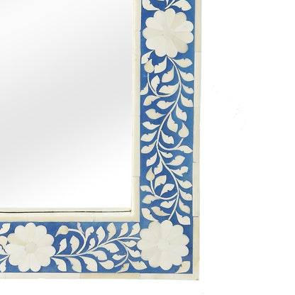 Butler Specialty Company Olivia Bone Inlay Wall Mirrored, Blue  - 1855070