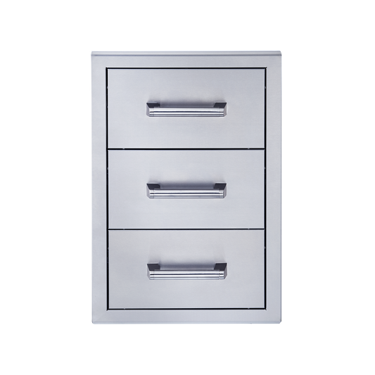 Broilmaster 18-Inch W x 26-Inch H Triple Drawer in Stainless Steel  - BSAW1826T