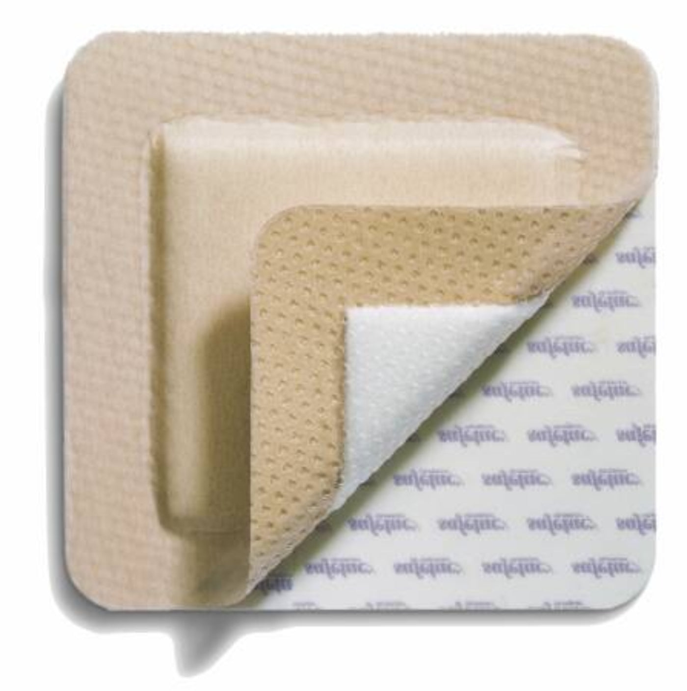 Molnlycke Mepilex Border Square Silicone Foam Dressing - Tan - 503757