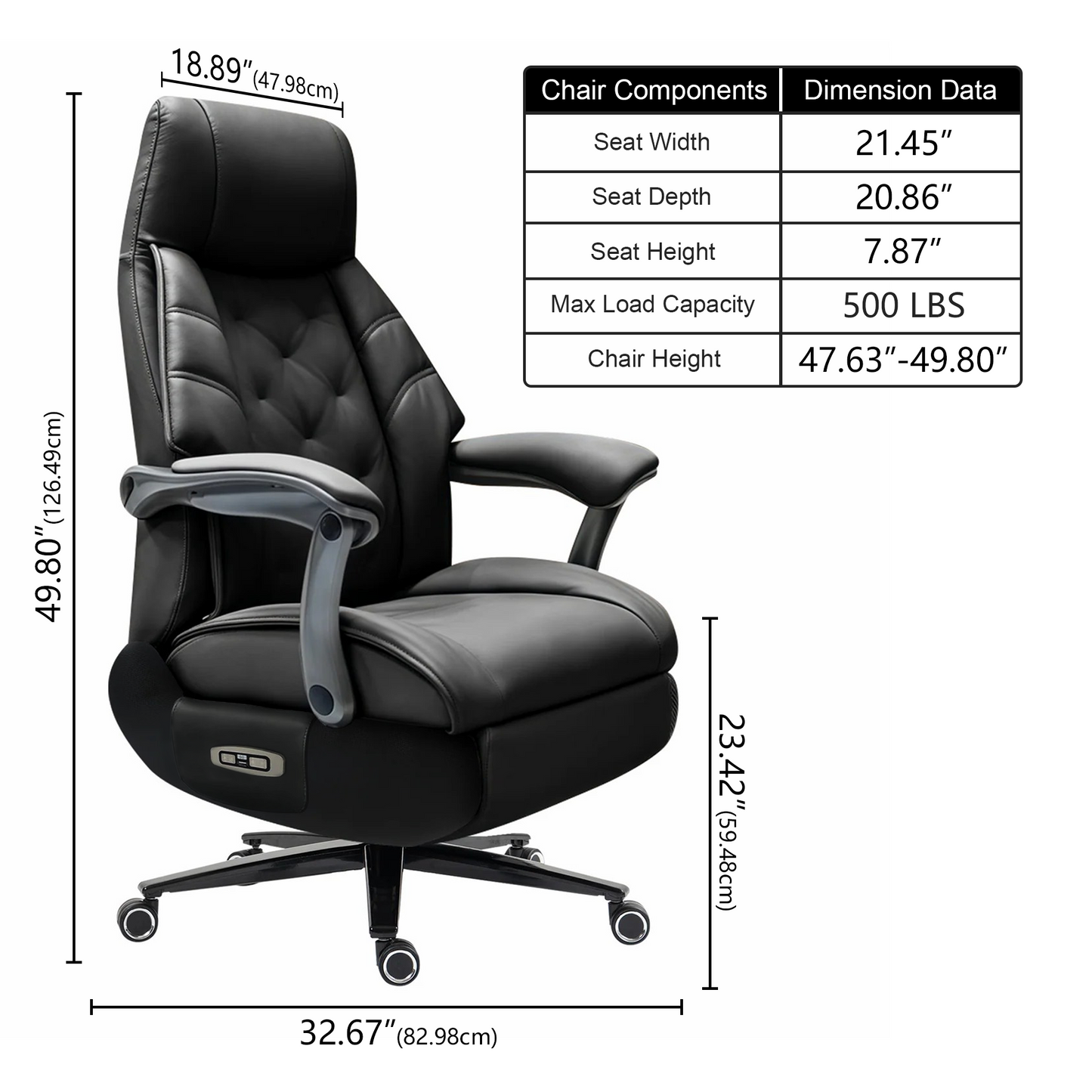 Kinnls Magnus Massage Executive Chair - GF5A18MZV8