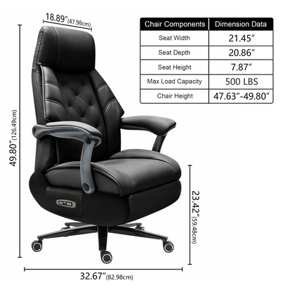 Kinnls Magnus Massage Executive Chair - GF5A18MZV8