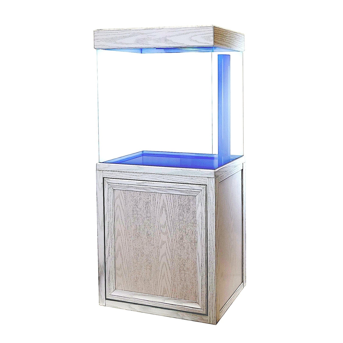 Aqua Dream 40 Gallon Tempered Glass Aquarium White Oak -  AD-620-WO