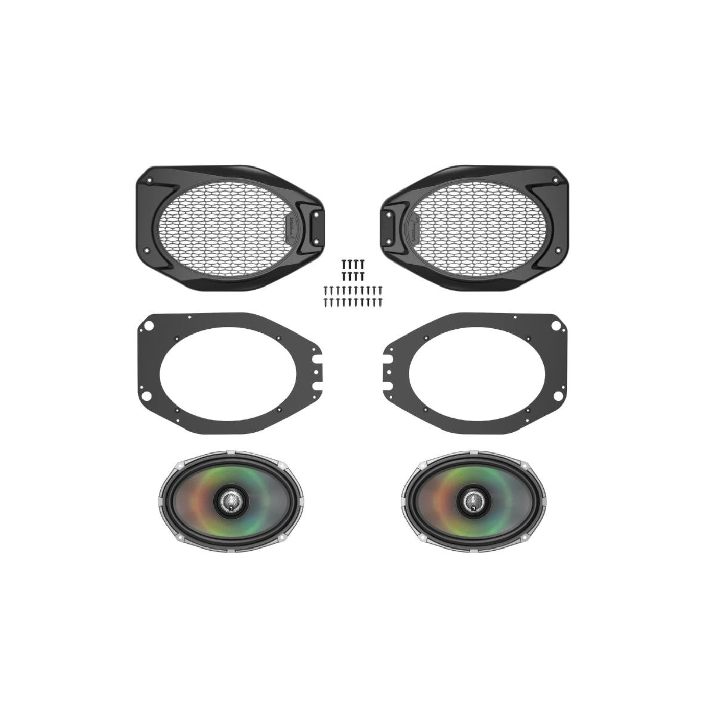 Diamond Audio 6"x 9" Overhead Speaker Kit for 2018-2023 Jeep Wrangler(2DR/4DR)/Jeep Gladiator - VSPJP69OE