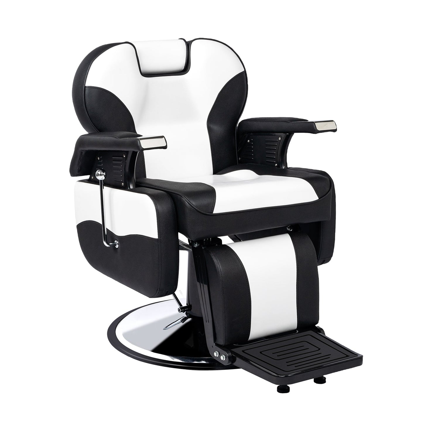 OmySalon BC1201 Classical Style Heavy Duty Hydraulic Reclining Barber Chair - G59000267