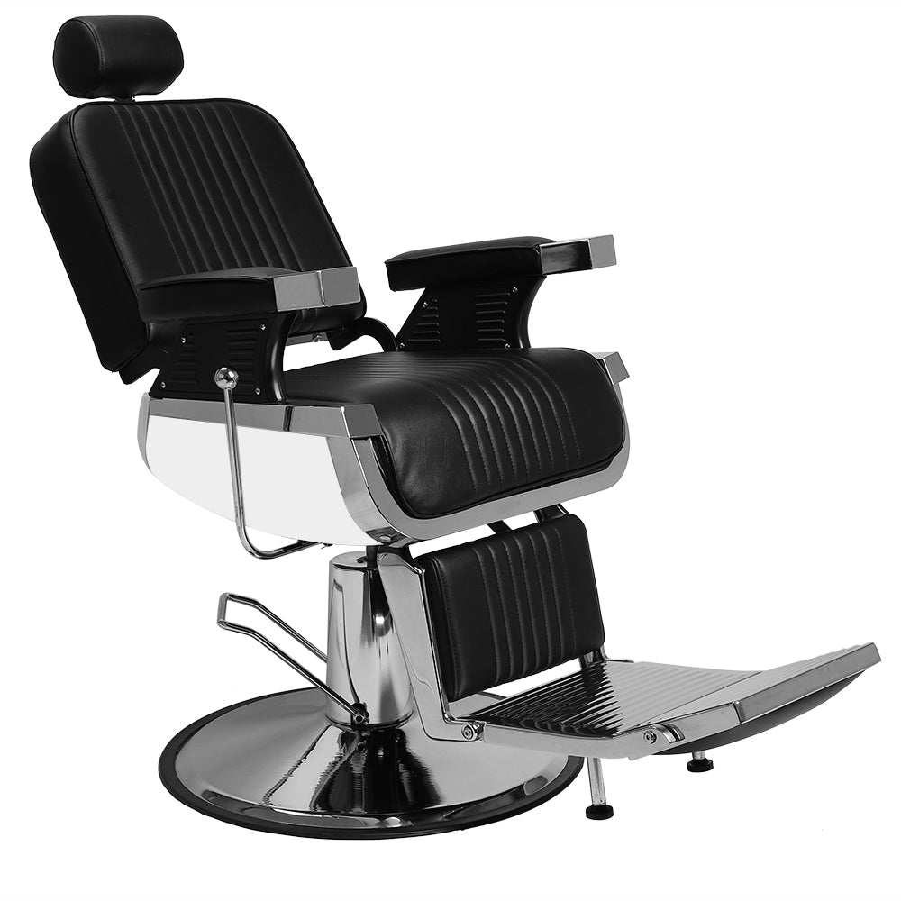 OmySalon PH773 Professional Heavy Duty Hydraulic Reclining Barber Chair - G89000773