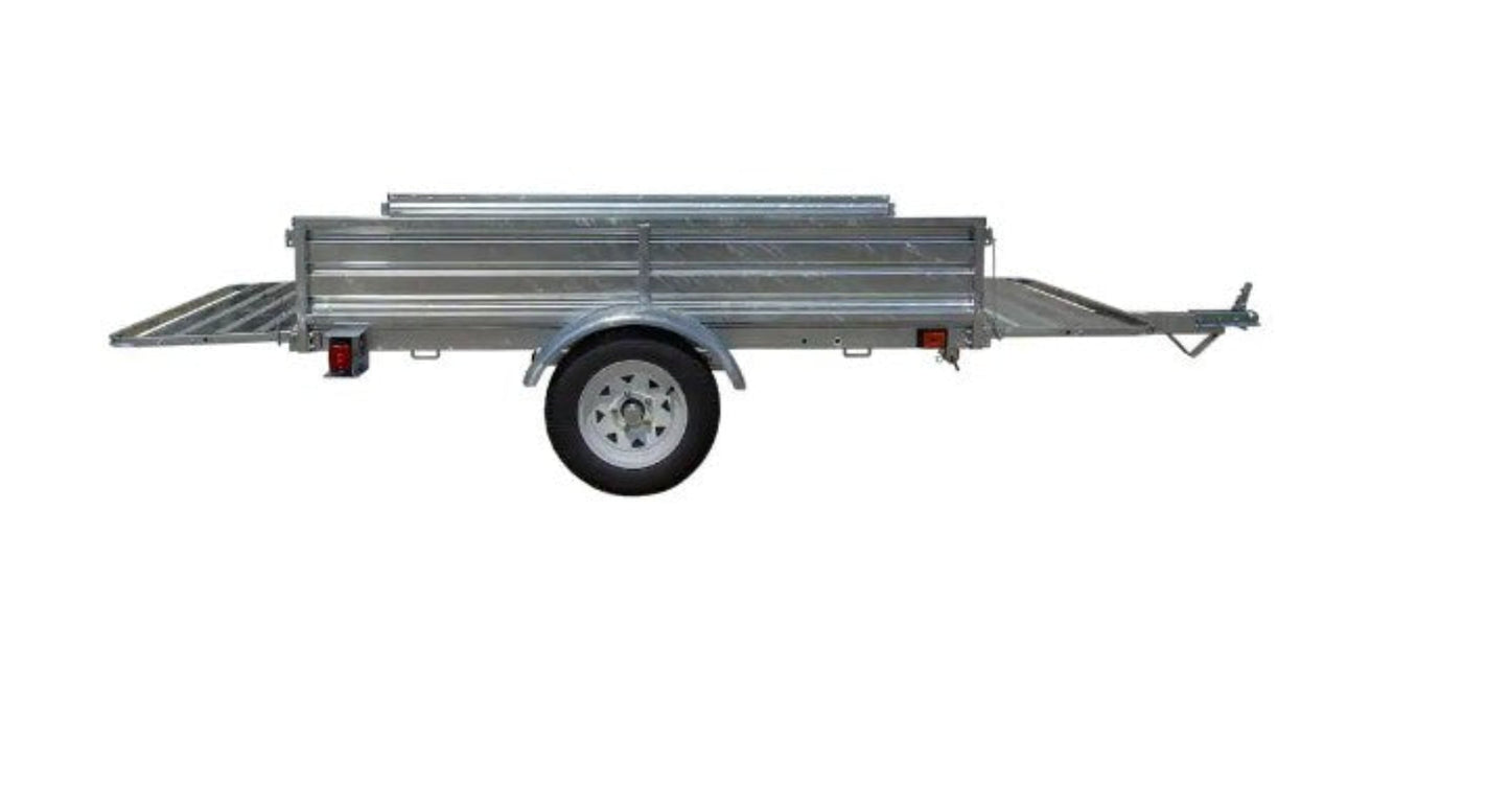 DK2 MMT5X7G 1639 lb. Capacity 4.5 ft. x 7.5 ft. Extendable 12 ft Bed Trailer Kit Galvanized New - MMT5X7G