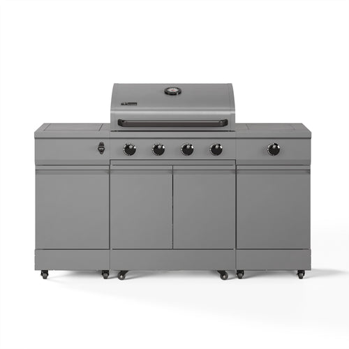 TYTUS Fresno 5-Burner LP/NG Convertible Grill in Gunmetal Gray - TDT-021-0101