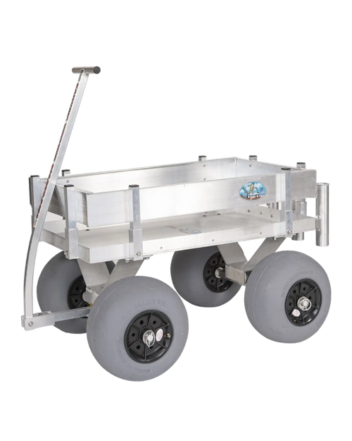 Alumacart Kahuna Junior Beach and Fishing Wagon with Rod Holders New - KAHUNAJUNIOR