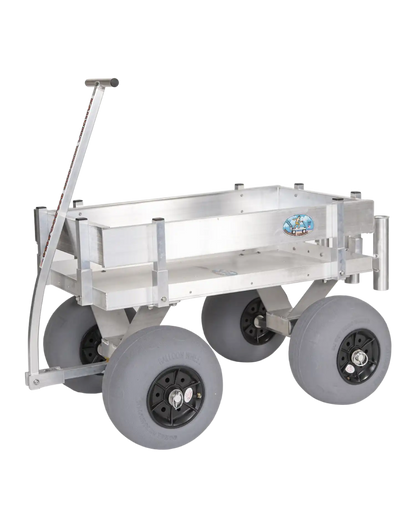 Alumacart Kahuna Junior Beach and Fishing Wagon with Rod Holders New - KAHUNAJUNIOR